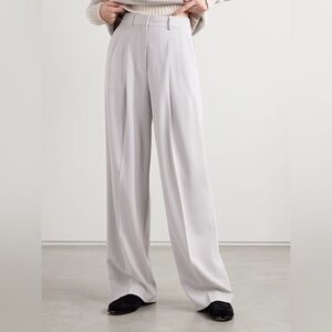 Theory Crepe High Waist Wide Leg Pant Adamaris LT WT Crepe size 4